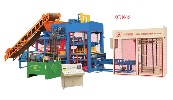 QTJ10-15-type hollow brick machine brick machine cement brick machine